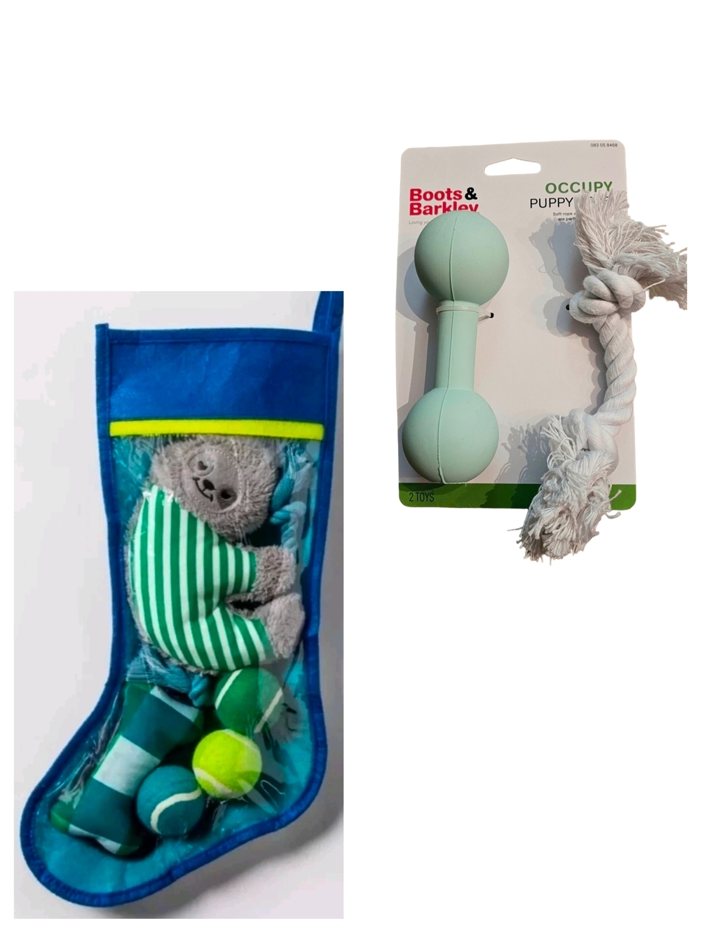 Small Dog And Puppy Toys Christmas Dog Stocking